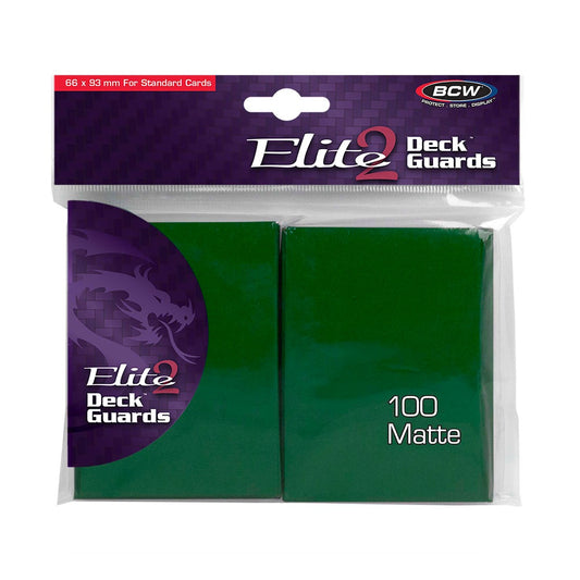 BCW Deck Guard - Elite2 - Anti-Glare - Green PACK