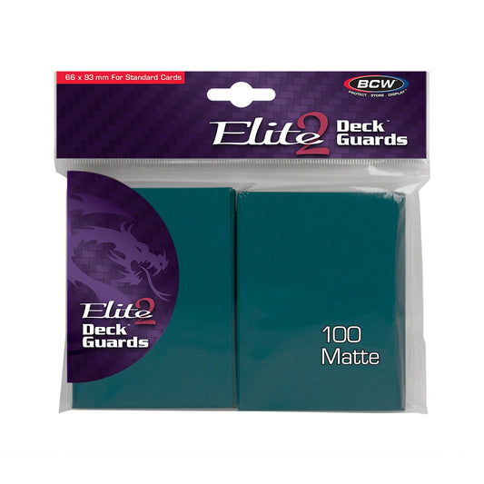 BCW Deck Guard - Elite2 - Anti-Glare - Teal PACK