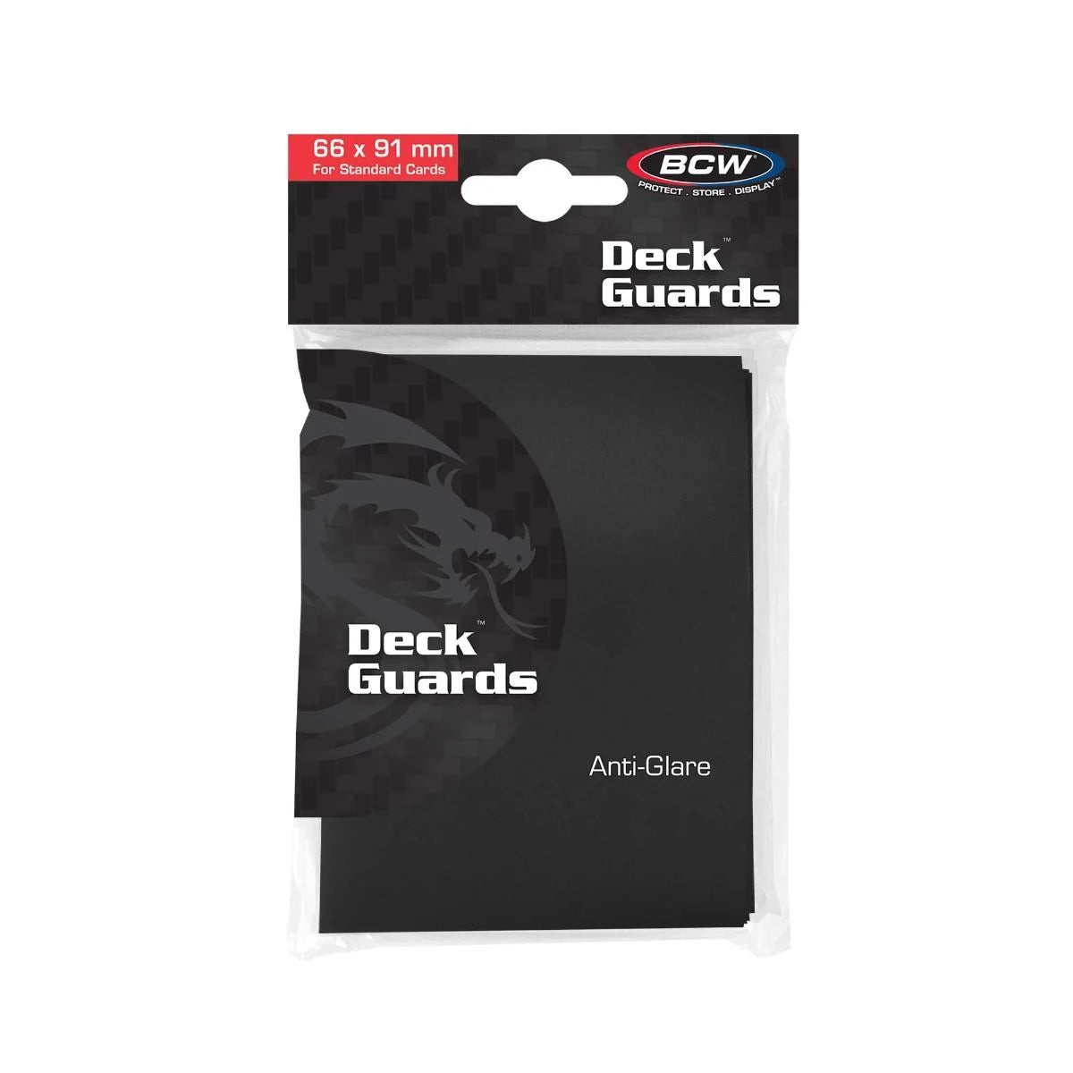 BCW Deck Guard - Double Matte - Black