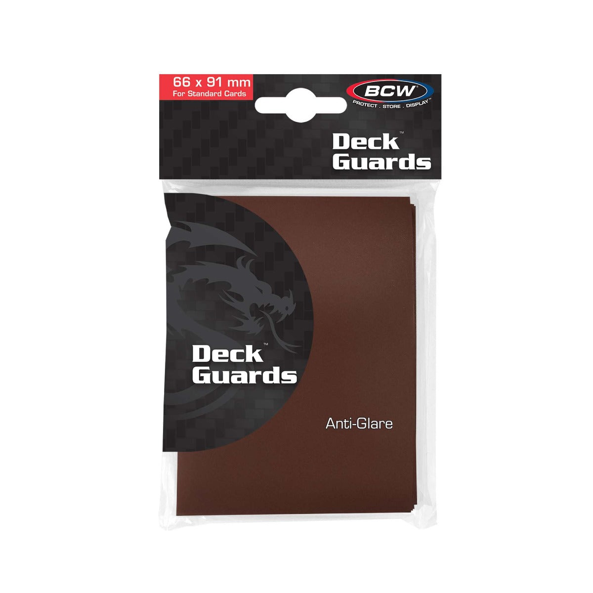 BCW Deck Guard - Double Matte - Brown PACK