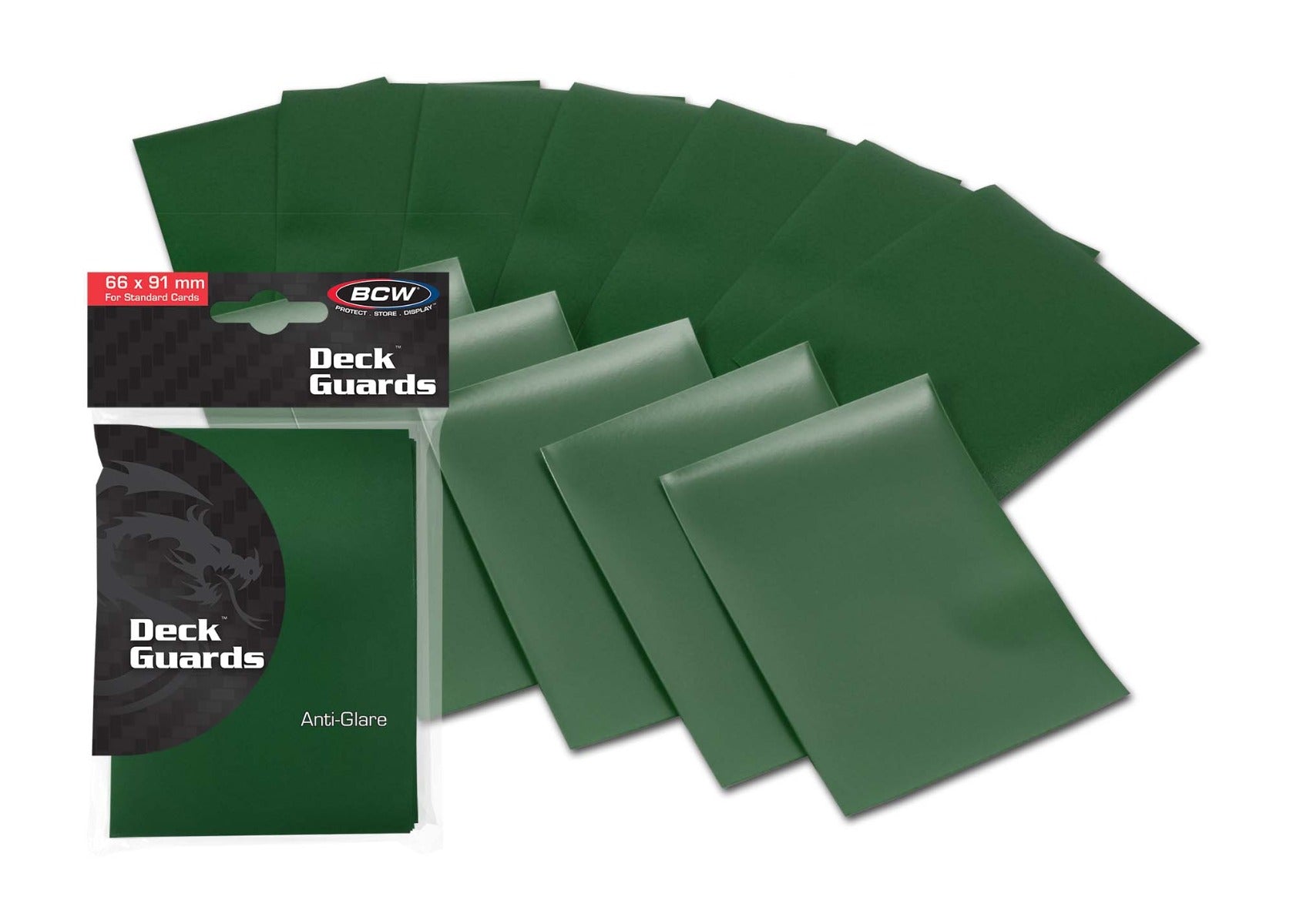 BCW Deck Guard - Double Matte - Green PACK