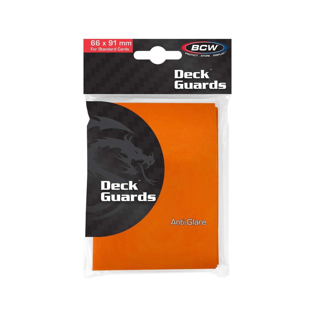 BCW Deck Guard - Double Matte - Orange PACK