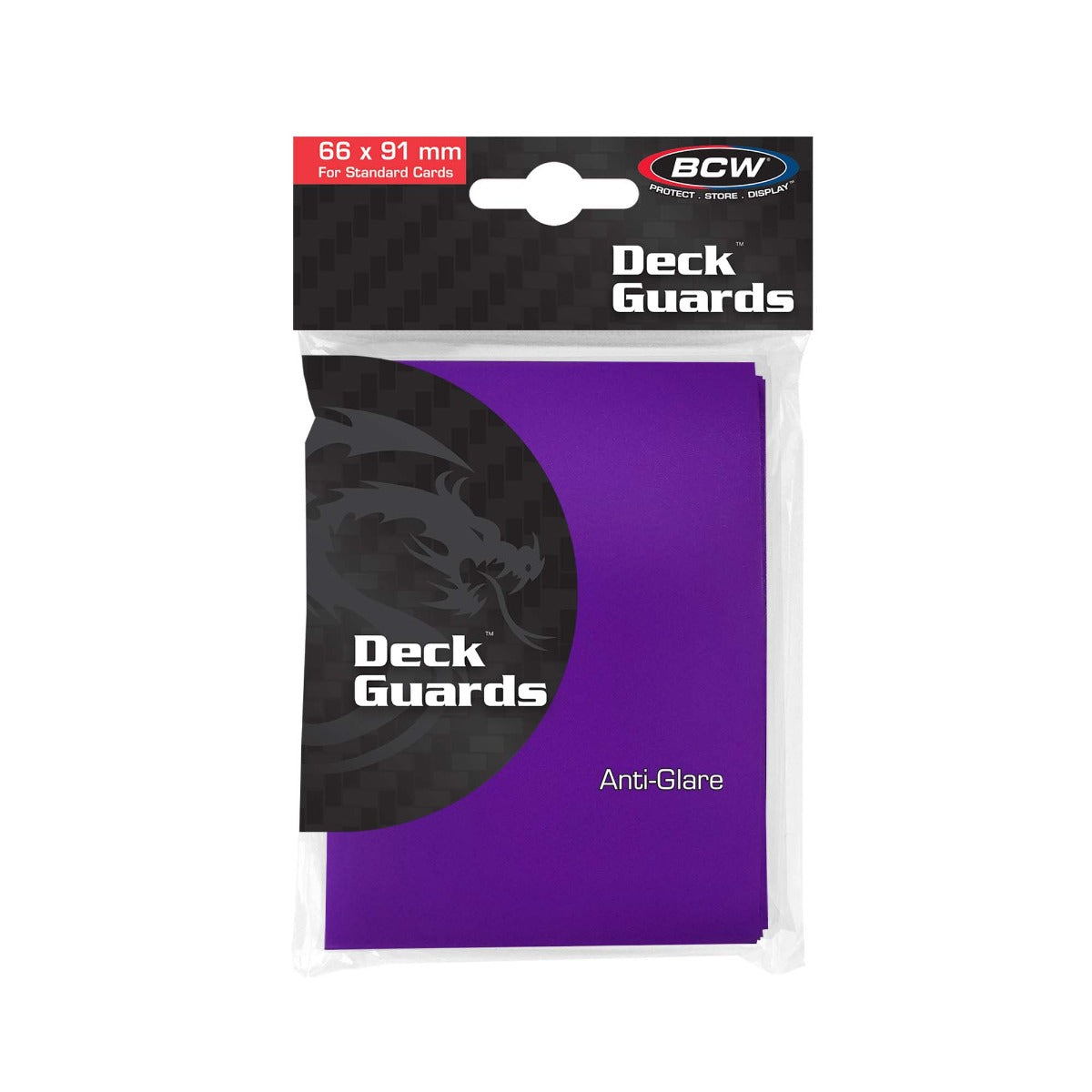 BCW Deck Guard - Double Matte - Purple PACK