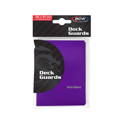 BCW Deck Guard - Double Matte - Purple PACK