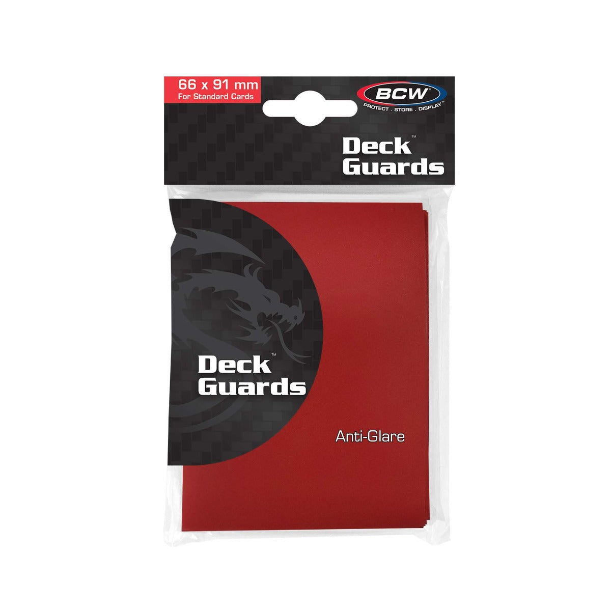 BCW Deck Guard - Double Matte - Red PACK