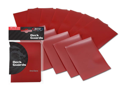 BCW Deck Guard - Double Matte - Red PACK