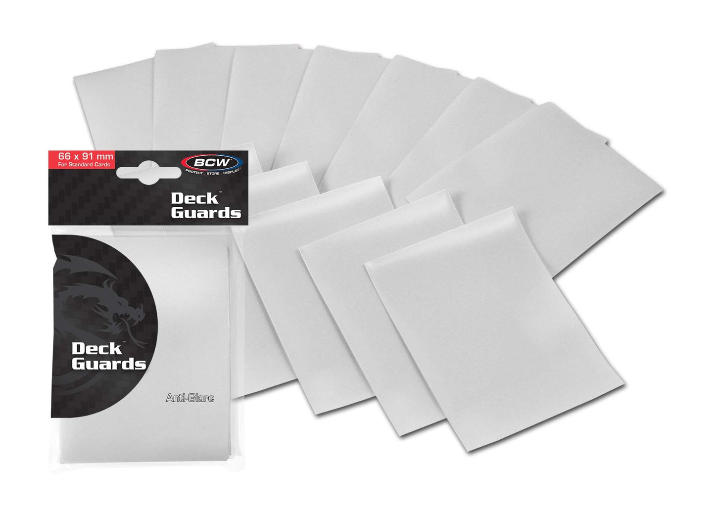 BCW Deck Guard - Double Matte - White PACK