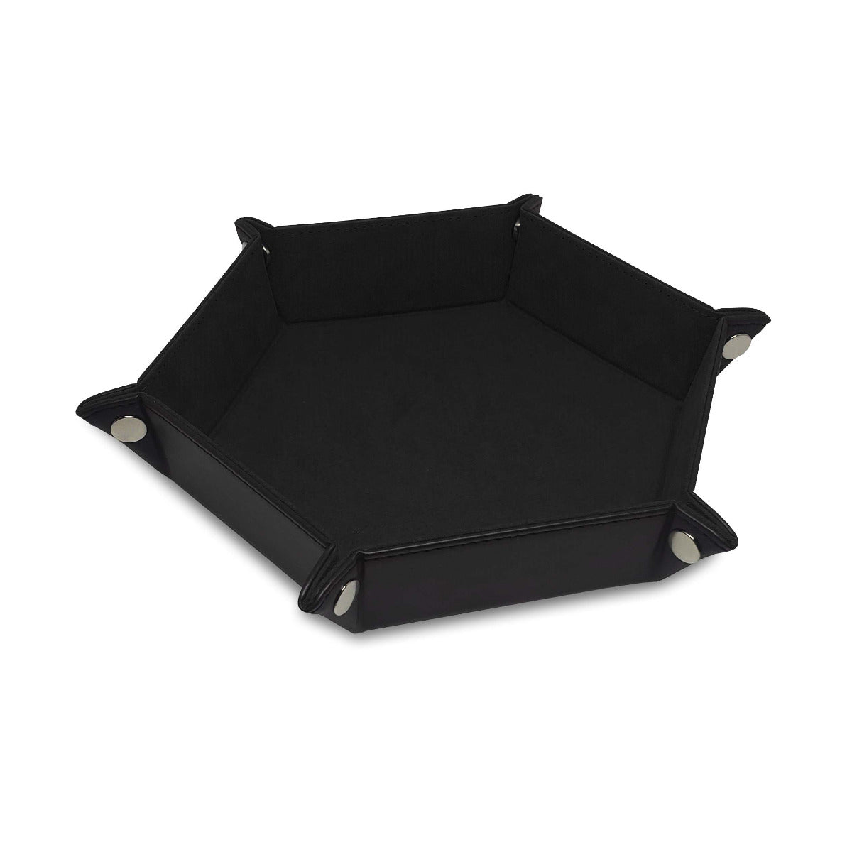 BCW Hexagon Dice Tray- Black EACH