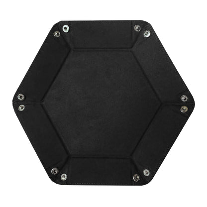 BCW Hexagon Dice Tray- Black EACH