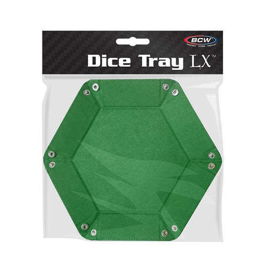 BCW Hexagon Dice Tray- Grass