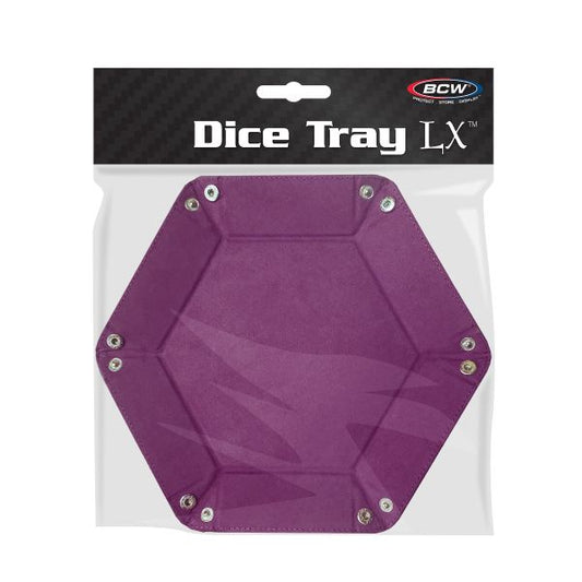 BCW Hexagon Dice Tray- Plum