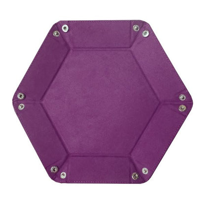 BCW Hexagon Dice Tray- Plum