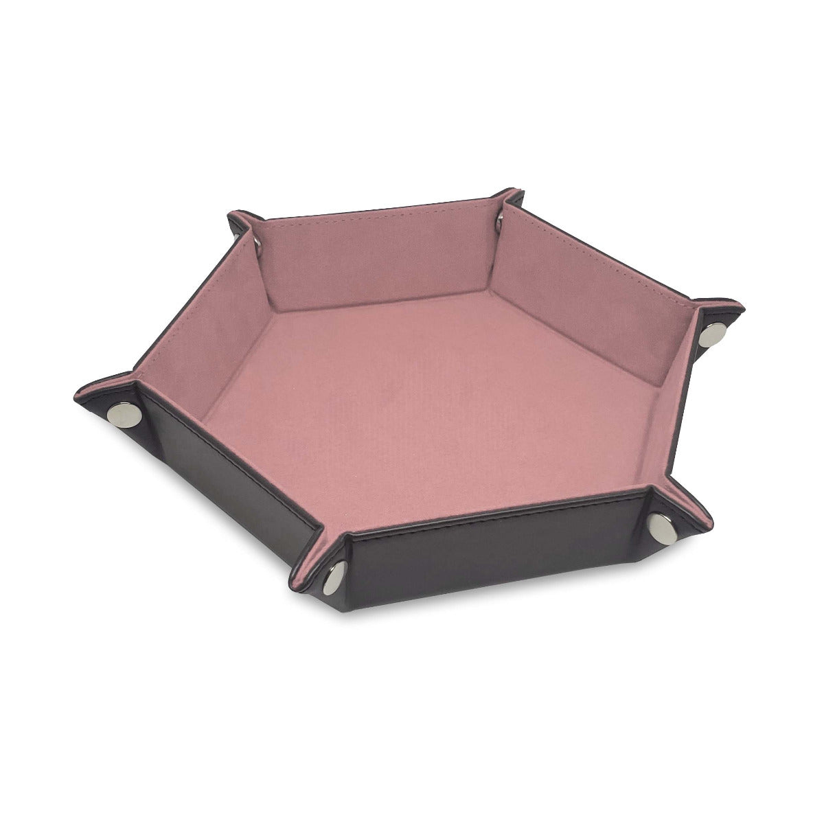 BCW Hexagon Dice Tray- Pink EACH