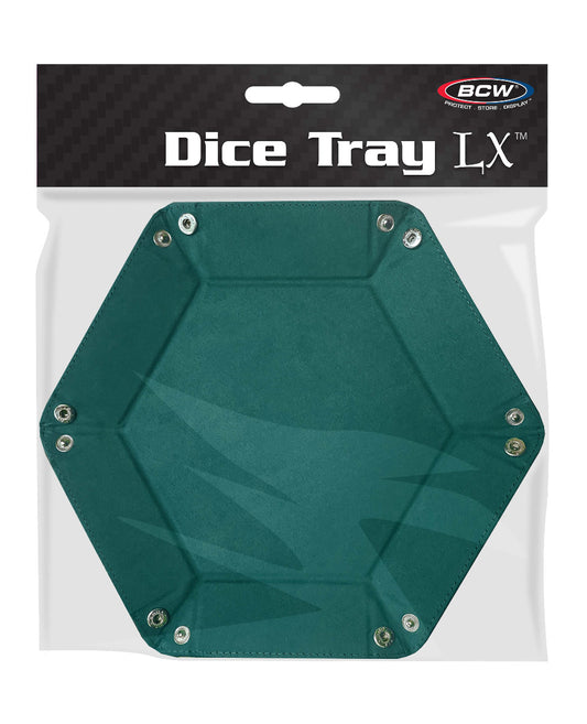 BCW Hexagon Dice Tray- Teal EACH