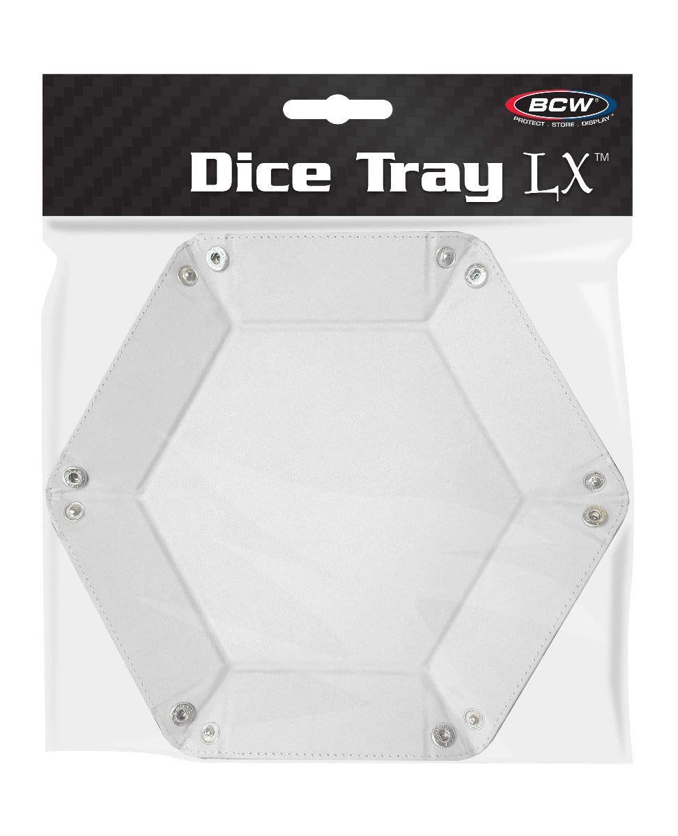 BCW Hexagon Dice Tray- White EACH