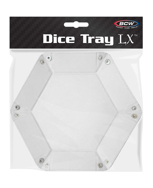 BCW Hexagon Dice Tray- White EACH
