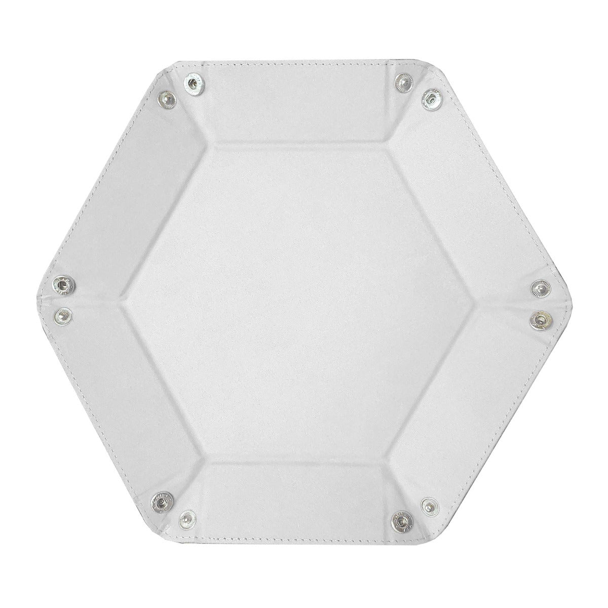 BCW Hexagon Dice Tray- White EACH