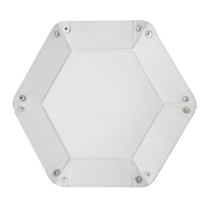 BCW Hexagon Dice Tray- White EACH