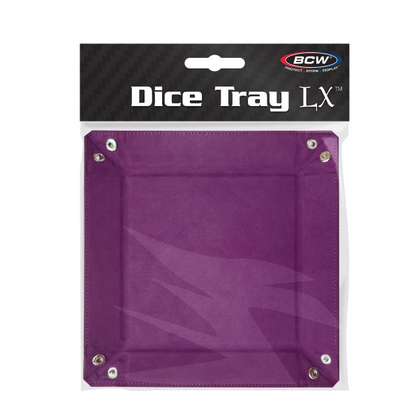 BCW Square Dice Tray - Plum