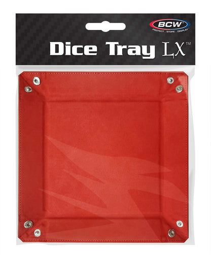 BCW Square Dice Tray - Red EACH