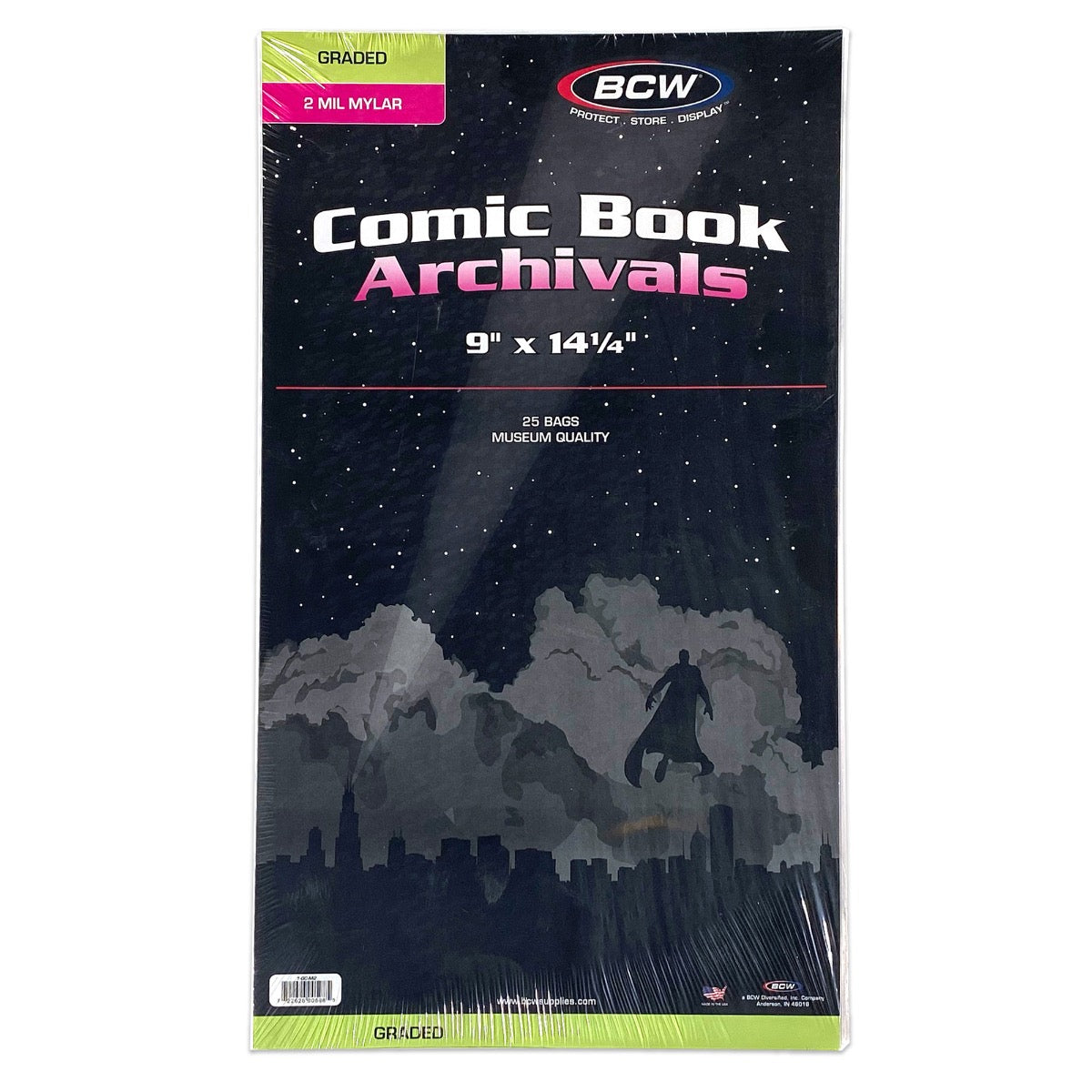 BCW Graded Comic Mylar - 2 MIL PACK