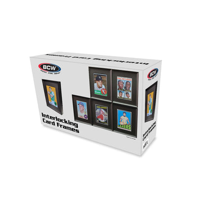 BCW Interlocking Card Frames - Black PACK