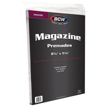 BCW Premade Magazine Bag and Board