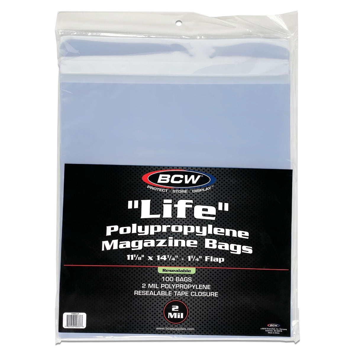 BCW Resealable Life Magazine Bags PACK