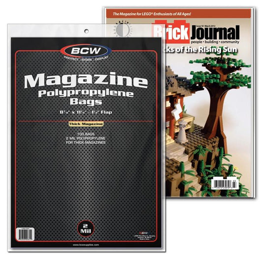 BCW Magazine Bags - Thick PACK