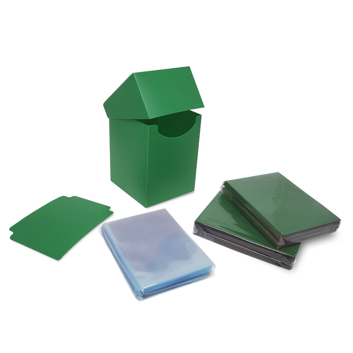 BCW Combo Pack - Inner Sleeves and Elite2 Deck Guards-Green EACH