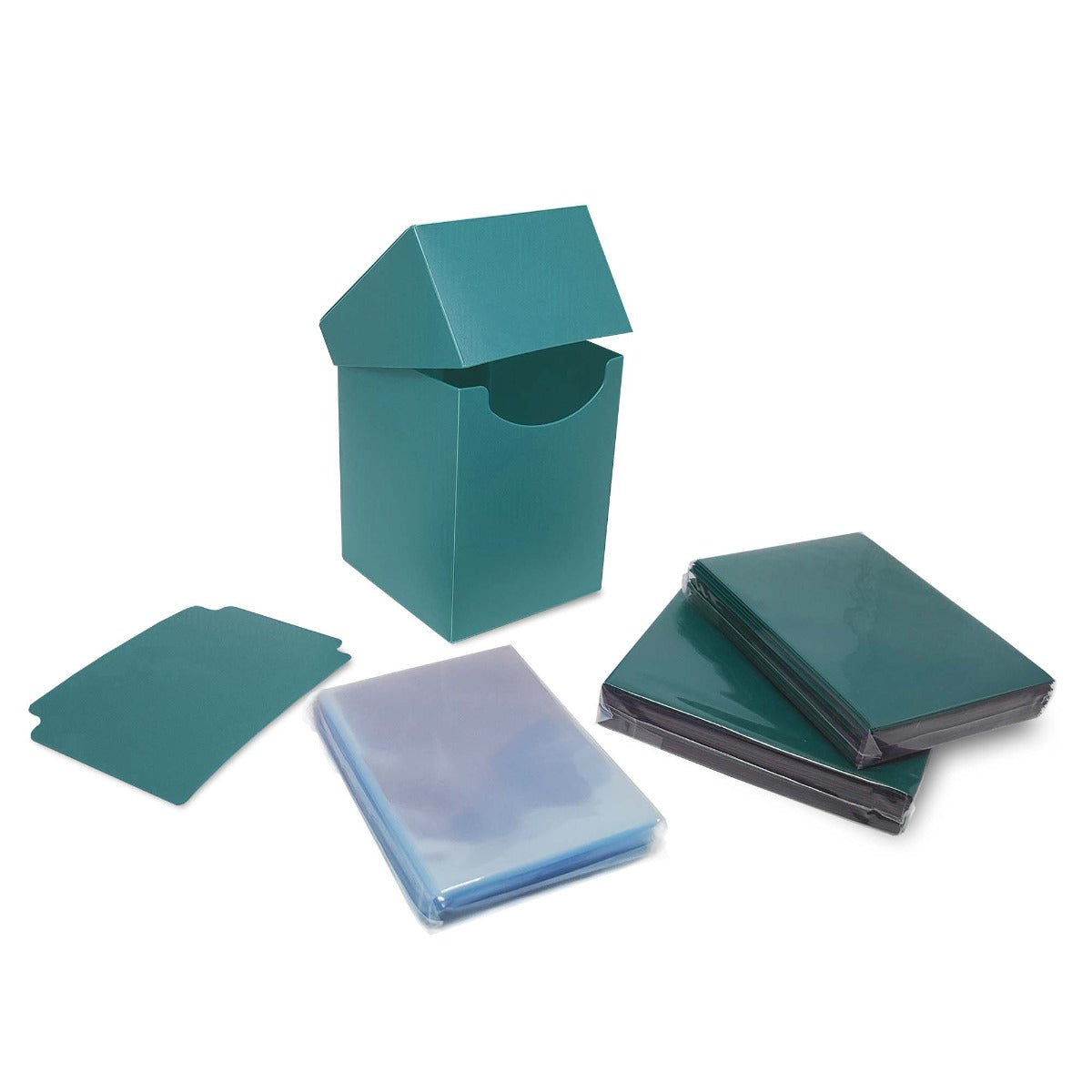 BCW Combo Pack - Inner Sleeves and Elite2 Deck Guards-Teal EACH