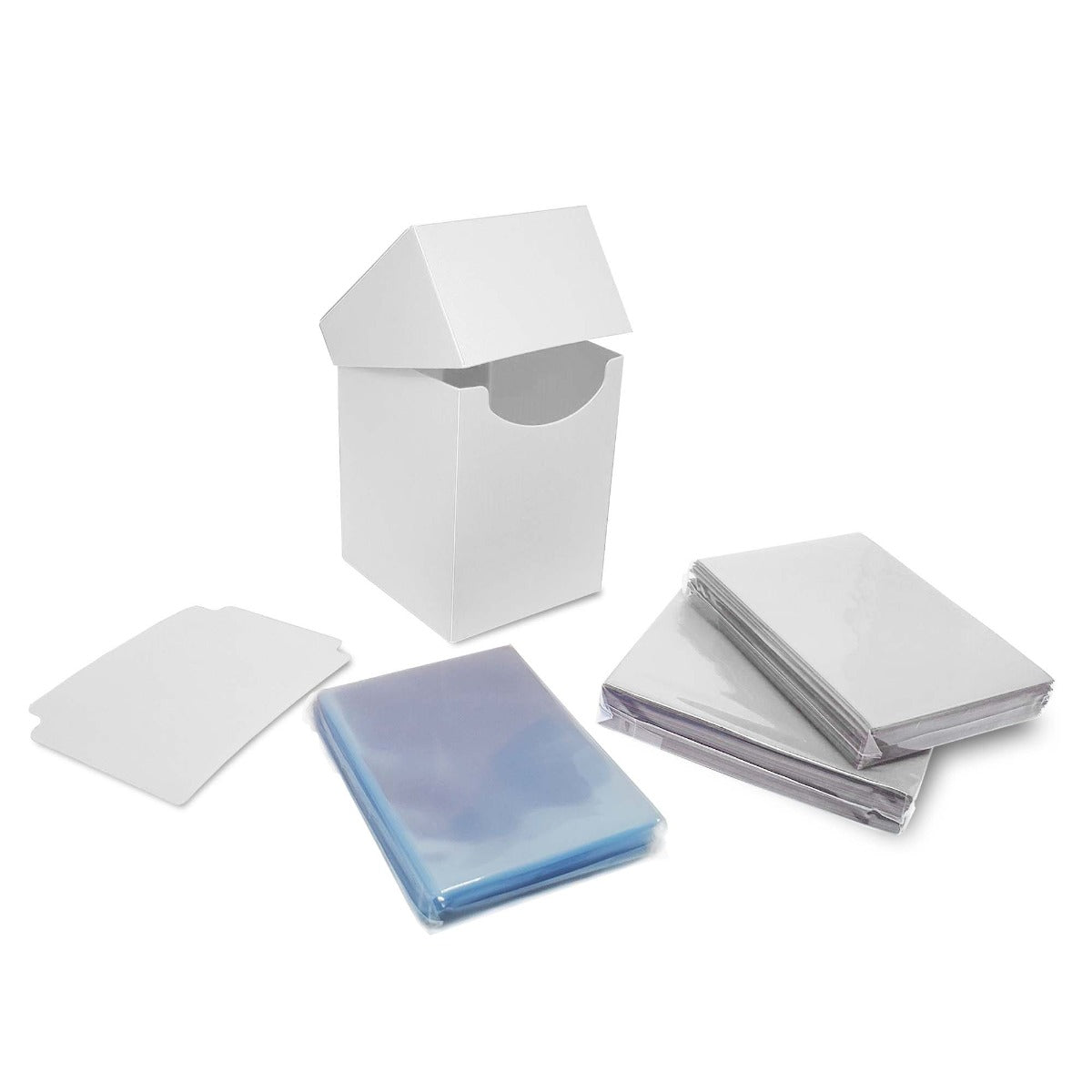 BCW Combo Pack - Inner Sleeves and Elite2 Deck Guards-White EACH