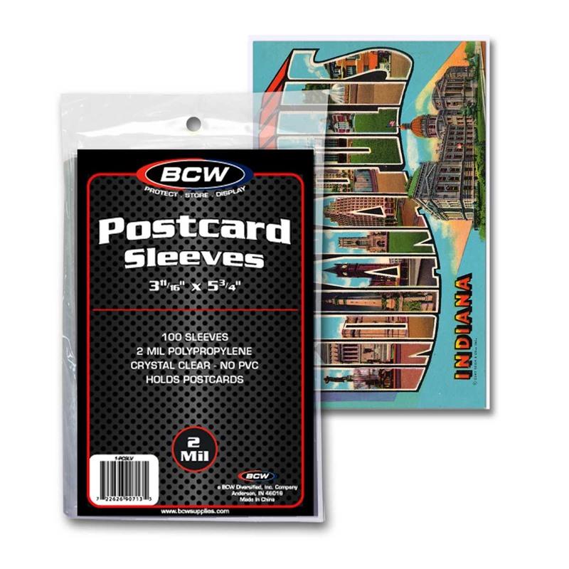 BCW Postcard Sleeves PACK