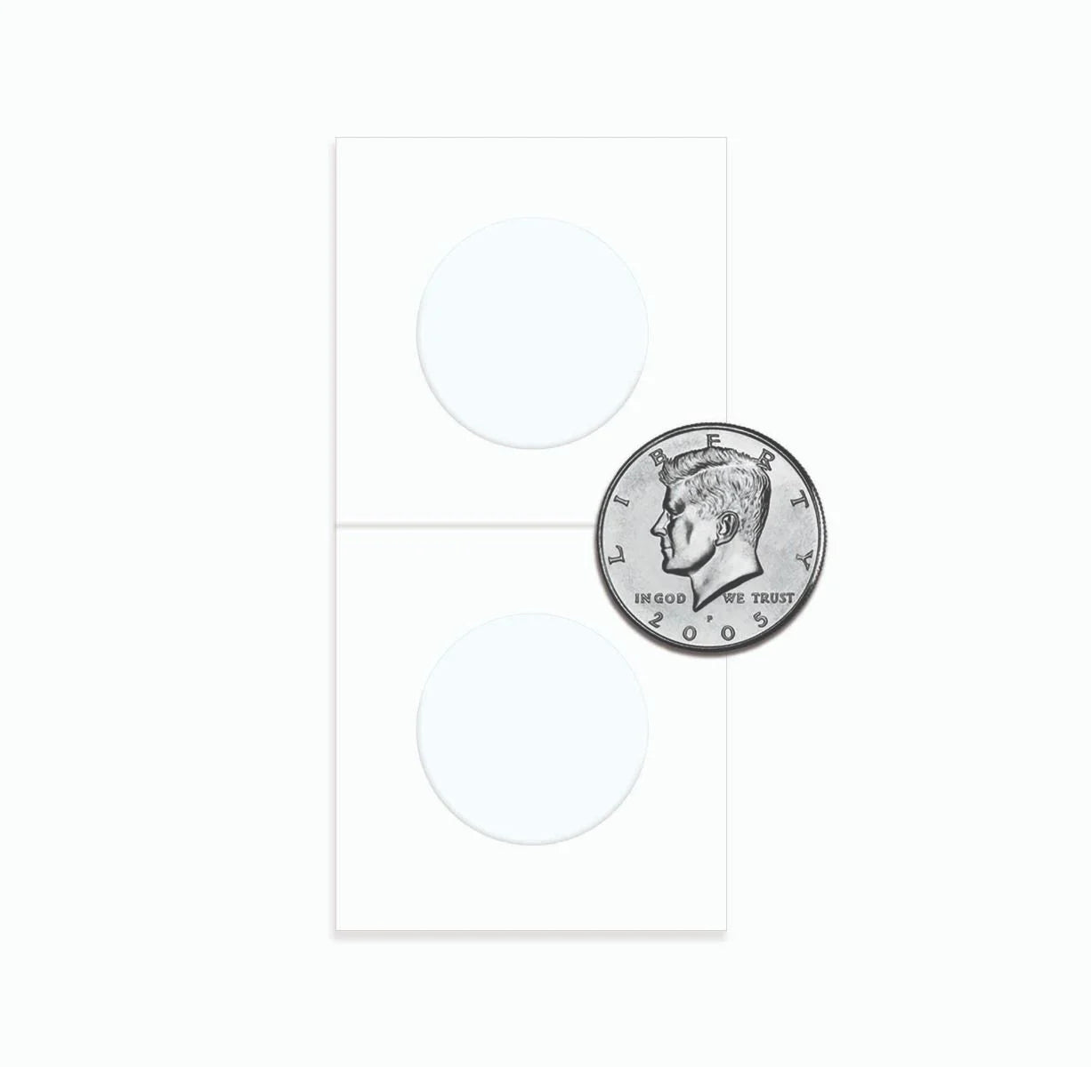 BCW Paper Coin Flips 2x2 - Half Dollar