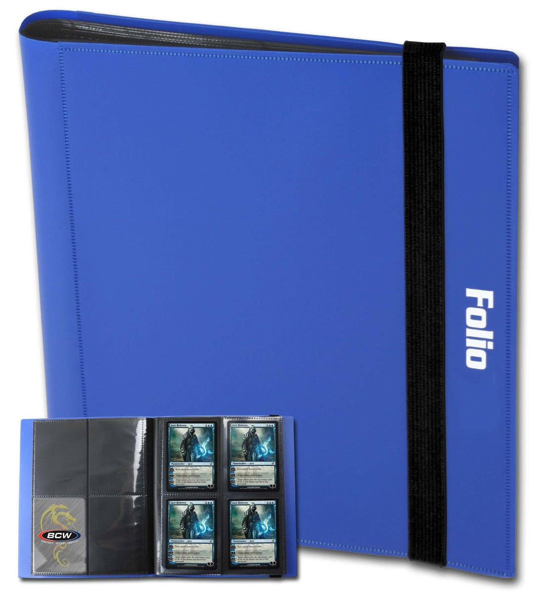 BCW Folio 4-Pocket Album - Blue EACH