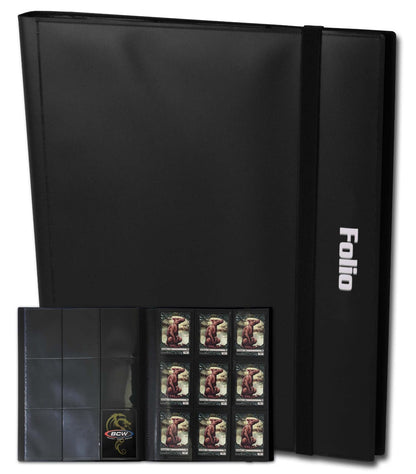 BCW Folio 9-Pocket Album - Black EACH