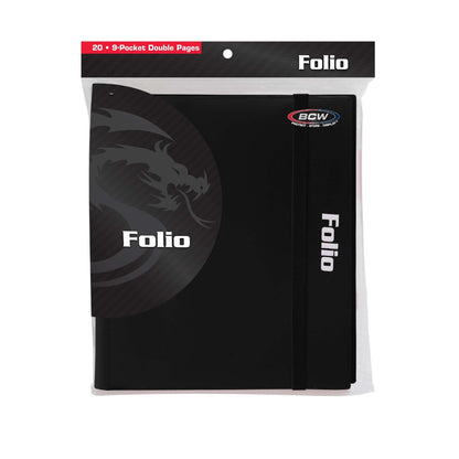 BCW Folio 9-Pocket Album - Black EACH