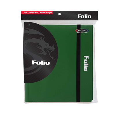 BCW Folio 9-Pocket Album - Green EACH