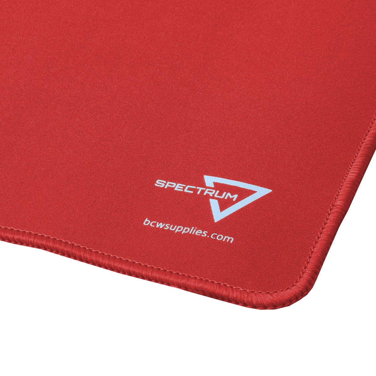 BCW Playmat with Stitched Edging - Red EACH