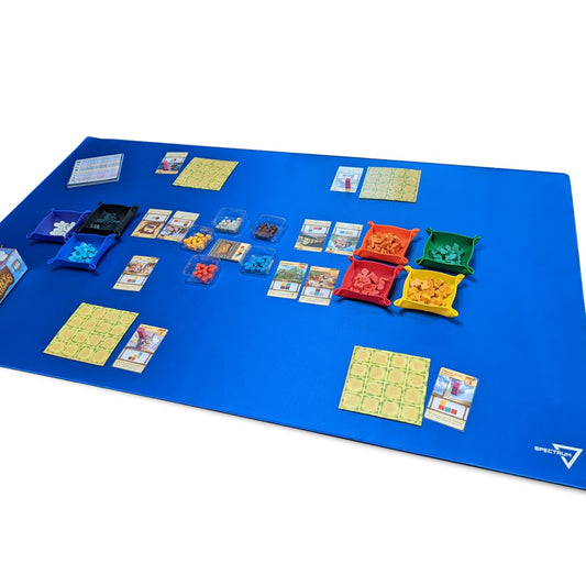 BCW XL Playmat with Stitched Edging - Blue EACH