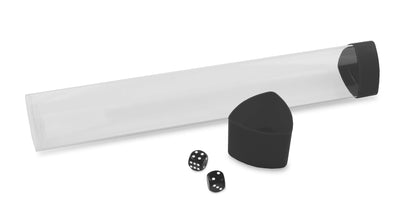 BCW Playmat Tube with Dice Cap - Black EACH