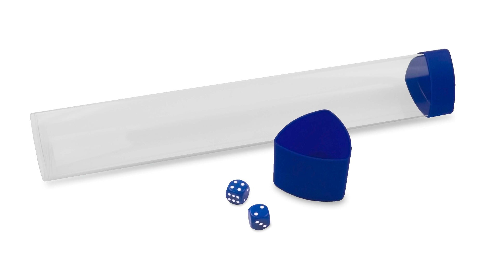 BCW Playmat Tube with Dice Cap - Blue EACH