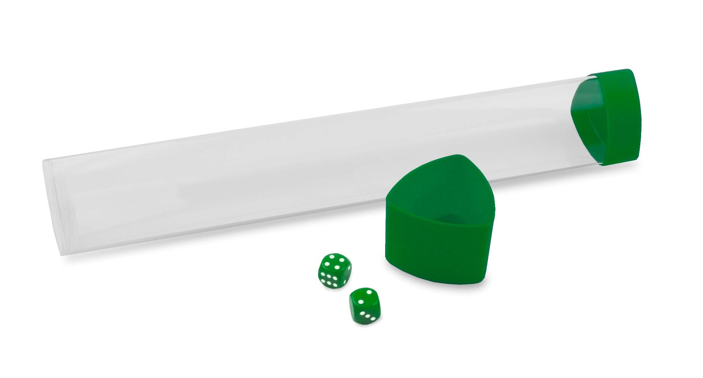 BCW Playmat Tube with Dice Cap - Green EACH