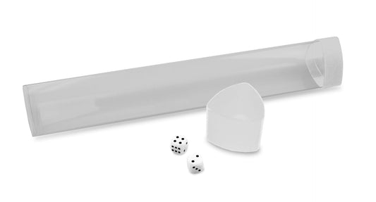 BCW Playmat Tube with Dice Cap - White EACH