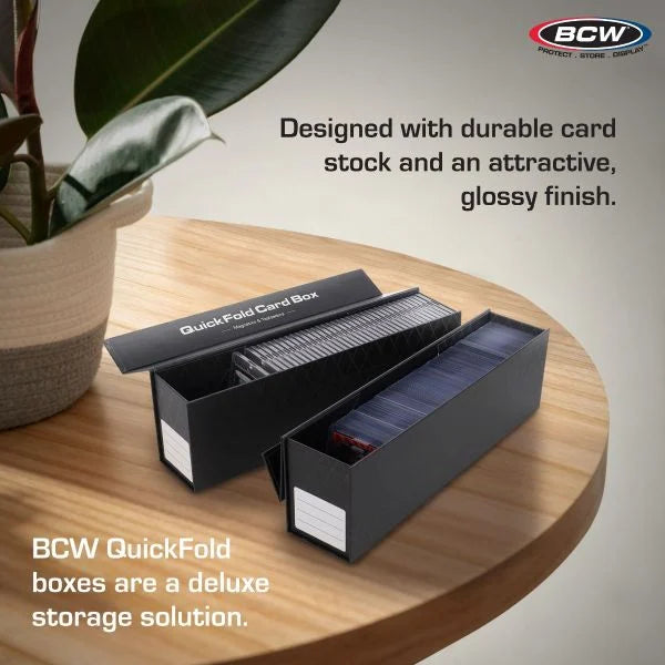 BCW 3 Pack QuickFold Card Boxes - Magnetics & Toploaders