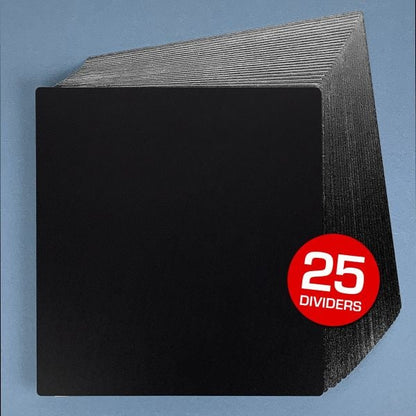 BCW 12-Inch Record Divider - Medium - Black