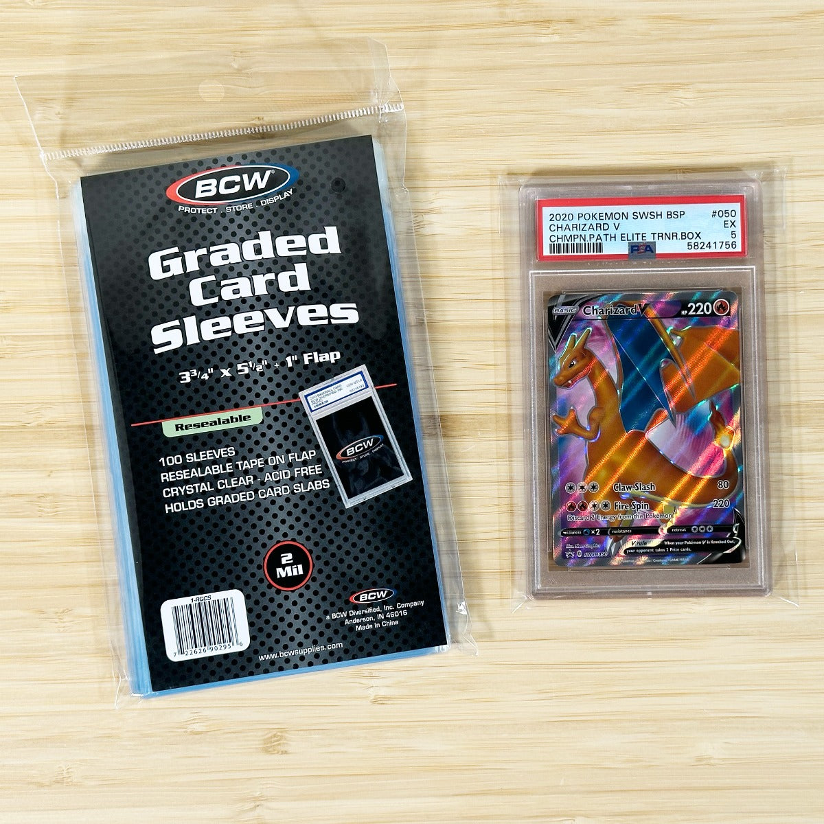 BCW Resealable Graded Card Sleeves PACK