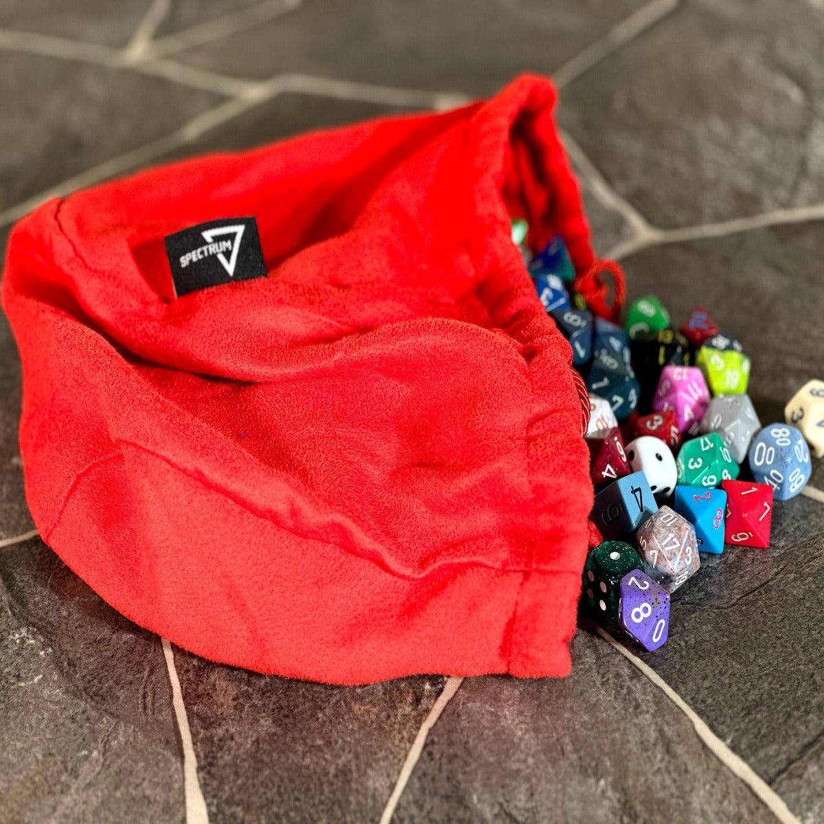 BCW Large Dice Bag - Red EACH