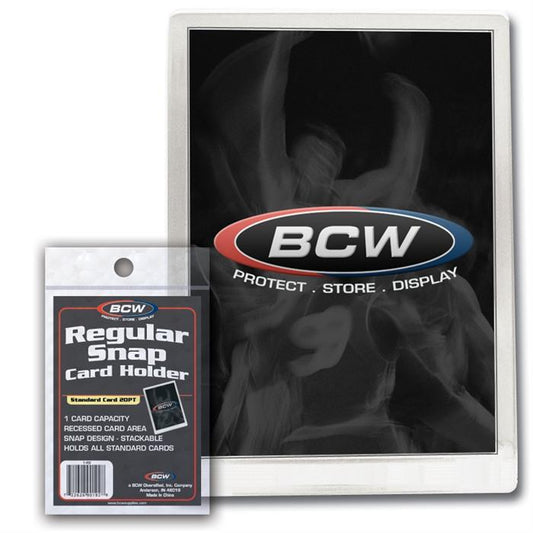 BCW Regular Snap Card Holder EACH