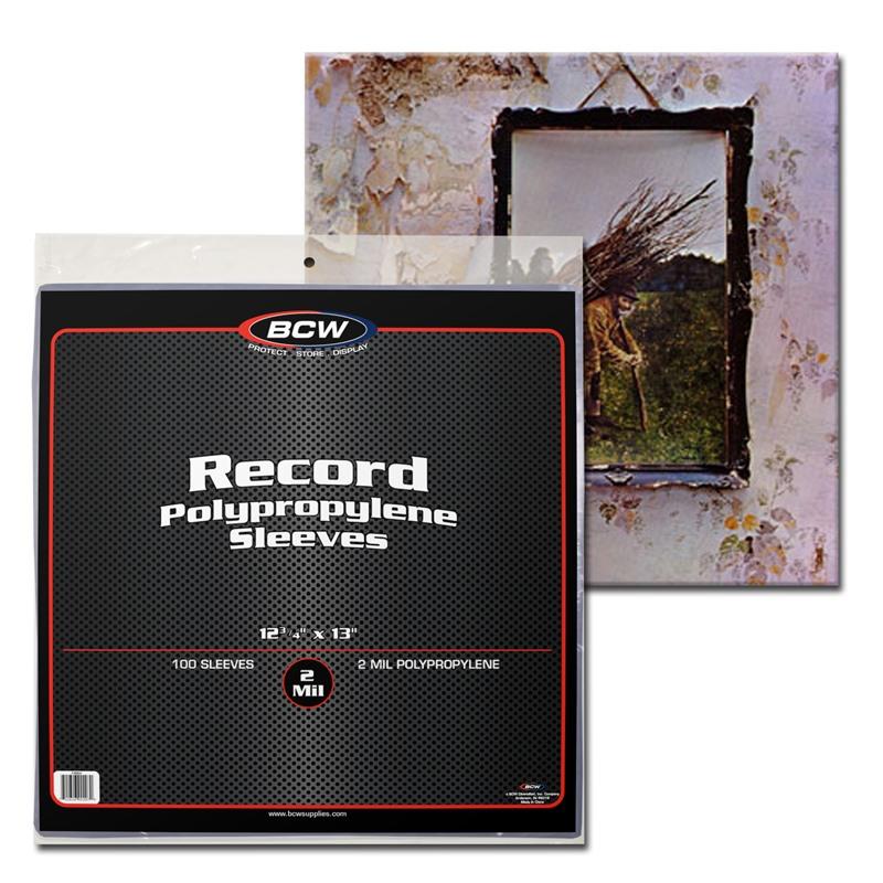 BCW 12 Inch Record Sleeves - Polypropylene PACK